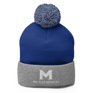 Mid-Step Pom-Pom Beanie